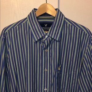 American Eagle button-down shirt.